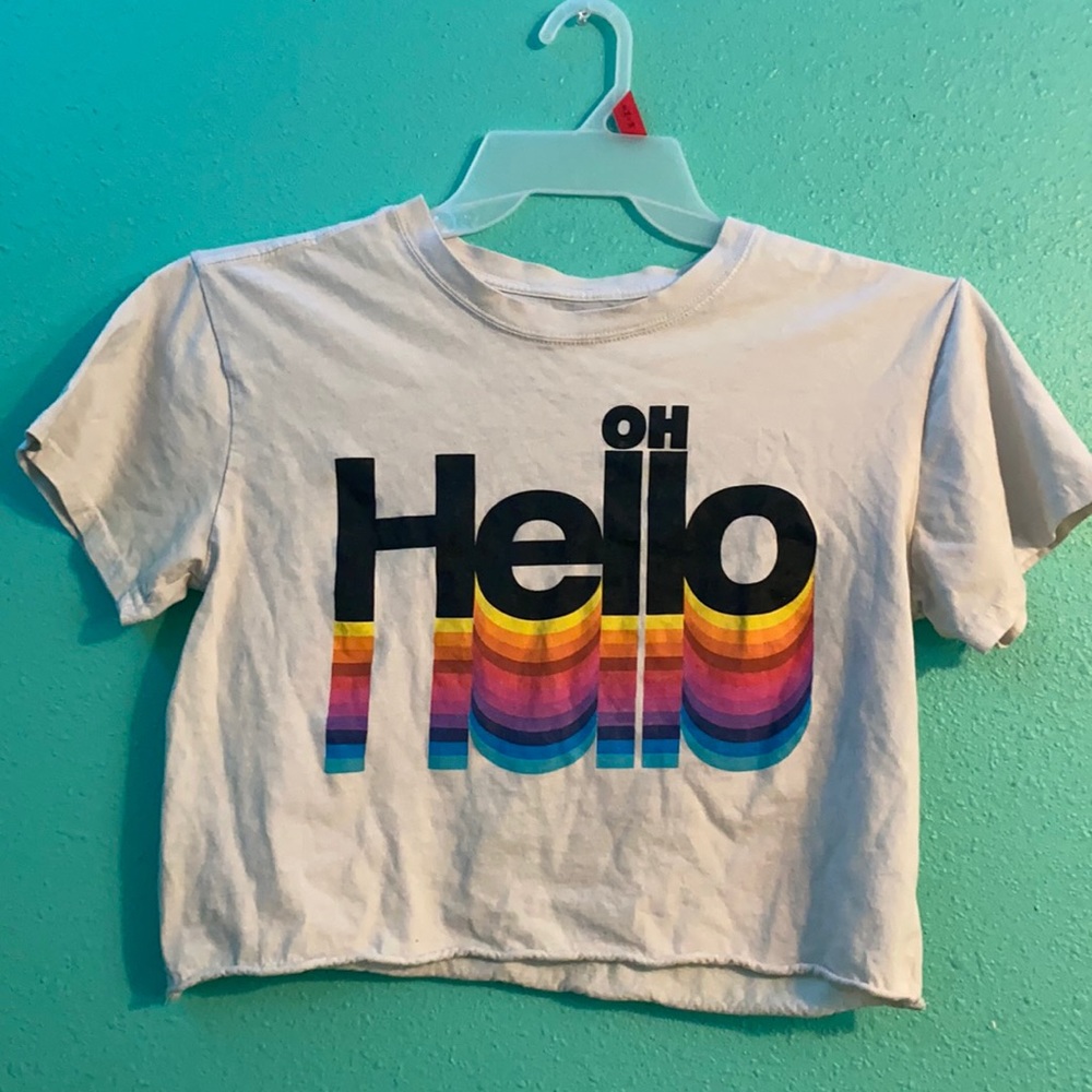 OH HELLO crop top